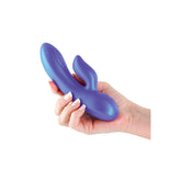 Seduction Angel Dual Rechargeable Silicone Vibrator Slim VIBRATORS-RABBIT